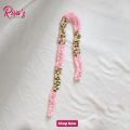 Soft Fabric 3.5 Feet Long Decorative Flower Garland with Dual-Side Hooks | Washable, Multi-Colored Decoration. 