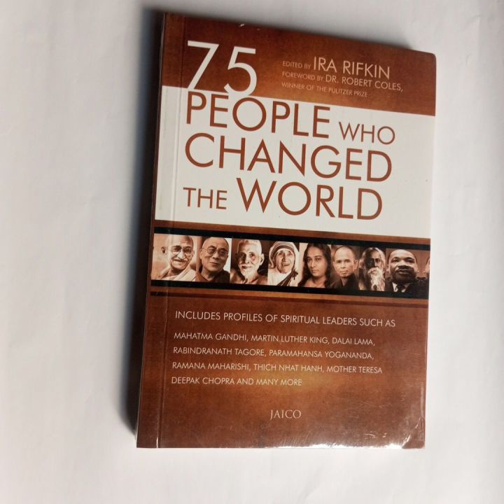 75 PEOPLE WHO CHANGED THE WORLD BY IRA RIFKIN