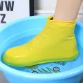 1 Pair Waterproof Non-slip Silicone Shoe High Elastic Wear-resistant Unisex Rain Boots for Outdoor Rainy Day Reusable Shoe Cover. 