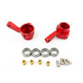 Metal Front Axle Bridge Steering Cup Turn Cup Kit for WPL C14 C24 C34 C44 B14 B1 B16 B24 B36 MN D90 D91 MN99S RC Car Spare Parts.