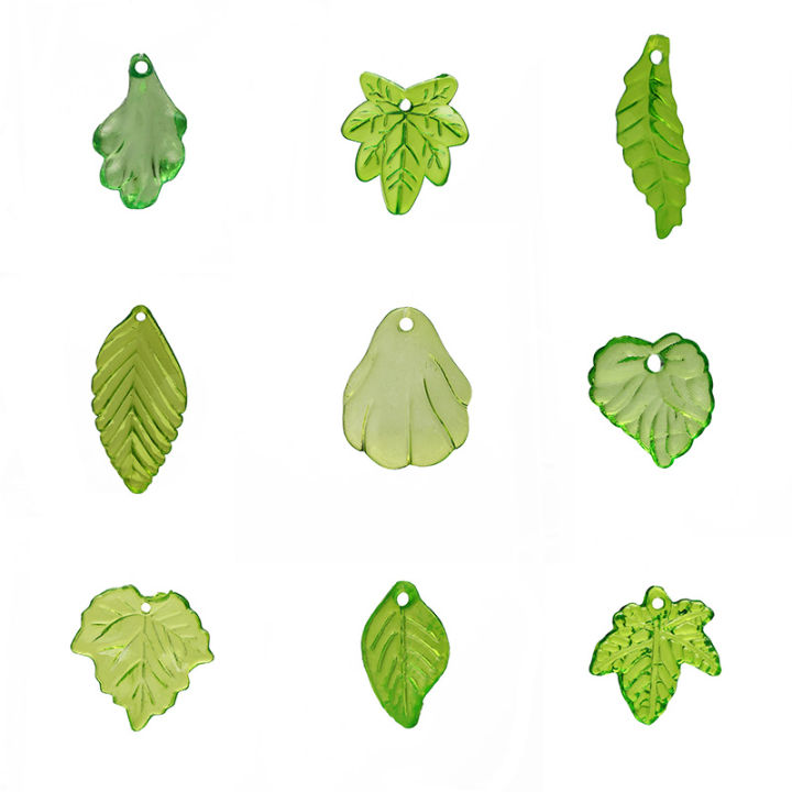 %E3%80%90Stylish%E3%80%91%2030pcs/lot%20Green%20Plastic%20Leaf%20Charms%20Leaves%20Beads%20Pendants%20For%20Diy%20Necklace%20Bracelet%20Earrings%20Jewelry%20Making%20Handmade%20Crafts%20-%20Image%206
