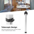 RV Telescopic Folding Table Legs Aluminum Alloy Adjustable 20-30in Space Saving Detachable for Camper Van Boat Trailer Furniture.