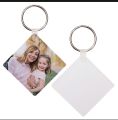 Customized photo printed keychain double side photo print best gift with box. 