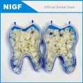 NIGF 50 Pcs/Box Dental Temporary Crown Kit Anterior Front Molar Posterior Teeth Veneers Dentistry Tooth Whitening Tools. 