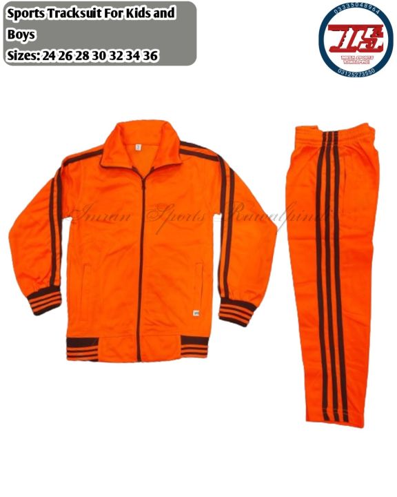 Sports%20Tracksuit%20for%20Boys%20and%20Girls,%20Zip%20Up%20Collar,%20Trinda%20Material,%20Orange%20and%20Parrot%20Green,%20Sizes%2024-36%20-%20Image%204