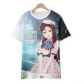 New hot selling summer 3D anime printed outdoor running fitness men's and women's casual comfortable short sleeved T-shirt. 