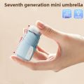 Mini Compact 5 Fold 7 Fold UV Protection Sun Umbrella Portable Lightweight Travel Rain Umbrella.