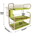 3 layer Ss Kitchen Dish Rack.. 