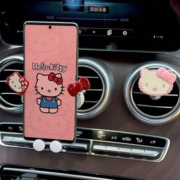 Cute%20Hello%20Kitty%20Girl%20Car%20Phone%20Holder%20Air%20Vent%20Mount%20Stable%20Anti-Shake%20Phone%20Stand%20Mini%20Silent%20Navigation%20Holder%20Car%20Decor%20%20-%20Image%204