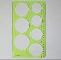 Large Circle Drawing Template and Measuring Ruler. 