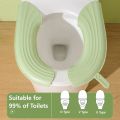 2Pc/set Waterproof Toilet Seat Cover Closestool Mat Washable Bathroom Accessories Pure Color Soft Toilet Seat Cushion Universal.