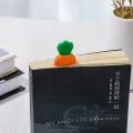 Cute Kawaii Carrot Bookmark Cartoon 3D Stereo Book Marks for Kids DIY Decoration Gift School Supplies Office Stationery. 