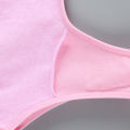 3PCS Teenage Girls Training Bras Vests Puberty Adolesent Students Underwear Brassiere Letters Wireless Children Tube Tank Tops. 