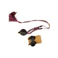 Handmade terracotta jewellery made from clay. 