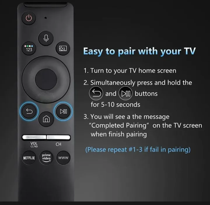 Samsung%20Voice%20Remote%20For%20Smart%20QLED%20TV%20With%20Bluetooth%20Function%20-%20Image%203