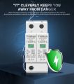 TOMZN 2P 20kA- 40kA AC SPD Surge Protective Device AC Protector For Solar Off Grid On Grid Systems. 