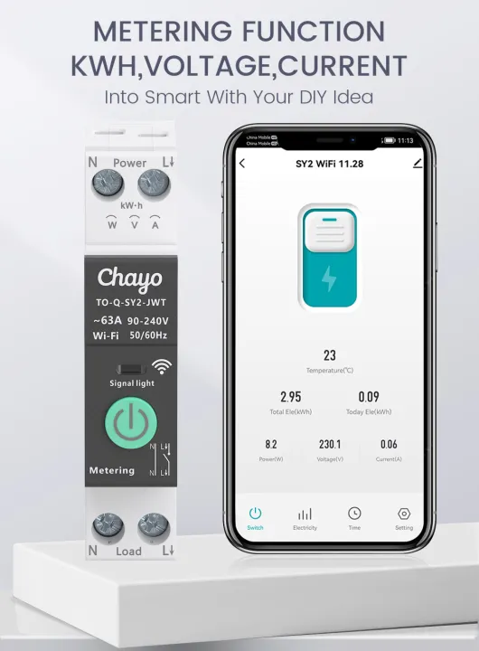 TUYA%20WiFi/ZigBee%20MCB%20Smart%20Circuit%20Breaker%20Over%20Current%20Under%20Voltage%20Protection%20Power%20Metering%201-63A%20Remote%20Control%20Switch%20-%20Image%207