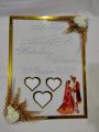 customized nikkah frame.nikkah thumbprint frame.wedding accessories. 