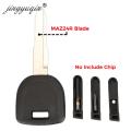 jingyuqin 10/30pcs Transponder Car Key Shell Fob For Mazda M3 M5 M6 RX8 CX7 CX9 Escape Edge MERCURY Lincon Blank Key Case NoChip.
