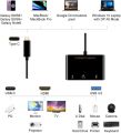 USB C to HDMI Hub 4K, CableCreation 3-in-1 USB-C Hub with HDMI, USB 3.0 and 60W PD Charging. 