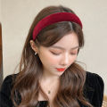 Winter Thick Headbands for Women Velvet Sponge Hairband Girls Wide Hair Bezel  Elasticity Padded Headwear Hair Accessories. 