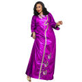 African Attire For Women Bazin Riche Embroidery Plus Size Elegant Party Church Dress. 
