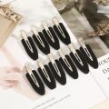 10pcs/set No Bend Seamless Hair Clips Side Bangs Barrette Makeup Washing Face Accessories Women Girls Styling Hairpins.
