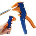Self Adjusting Insulation Wire Stripper - Automatic Stripping Tool - Built in Wire Cutter, Pressure Adjustable, Length Stop - 0.25-2.5mm². 