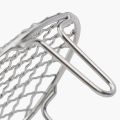1pc Stainless Steel Round Grid Net Barbecue Net Baking Tray BBQ Grid With Leg With Foot Outdoor Camping Barbecue Stand Net. 