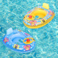 1PC Inflatable Mini Yacht Pool Floats Summer Swim Ring, Beach and Pool Swim Aid, Water Safety Gea Beach Toys for Pool Party. 