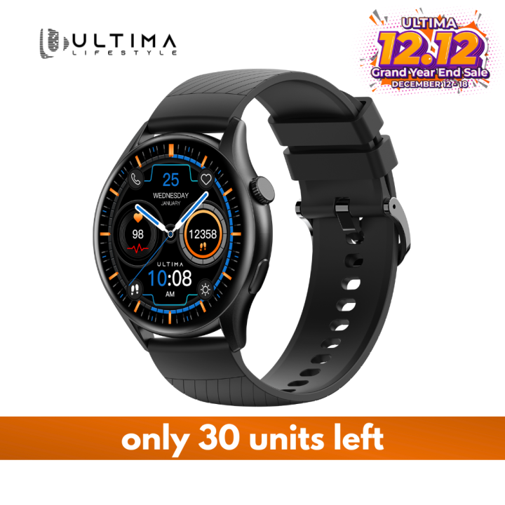 Ultima Watch Circle| 1.43" Amoled Display |BT Calling Smartwatch| IP68 Waterproof| Zinc Alloy Metal Frame Smart watch
