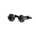 1Pair Men's Stainless Steel Vintage Tone Laser Twist Cuff Links Wedding Gift Cuff Links. 