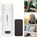 Travel Electric Kettle Portable Small Mini Tea Coffee Kettle Water Boiler, Water Heater Steel & Auto Shut-Off & Boil Dry Protect. 