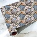 Stone Design Wallpaper – 60cm x 2m Self-Adhesive Decorative Sheet. 