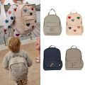 2025 New Design Cartoon Childrens Backpack Animal Embroidery Pattern School Bag Boys Girls Toddler Kindergarten Kids Backpack.