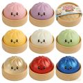 New 8.5cm Glitter Dumpling Glitter Dumpling Squishy with Box Dumplings Sensory Squeeze Toy for Stress Relief S.