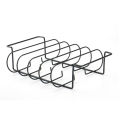 BBQ Steak Racks Non-Stick Coated Steel Roasting Barbecue Rib Meat Lamb Roasting Grilling Stand Holds Outdoor Picnic Rib Rack. 