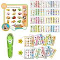Kids Talking Pen English Early Educational Reading Machine Book Smart Reading Pen Children Study Papers Learning Animal Toys for Boys and Girls Best Birthday. 