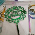 HAPPY BIRTHDAY CAKE TOPPER FOR BIRTHDAY PARTIES / DIFFERENT DESIGN. 