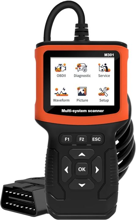 MODAXE Advanced Engine, Airbag, ABS & Much More OBD II Diagnostic Scanner for Volkswagen, Skoda, Audi, Bentley, Lamborghini - Smart Car Code Reader Tool - Supports OBD2/OBDII Protocols