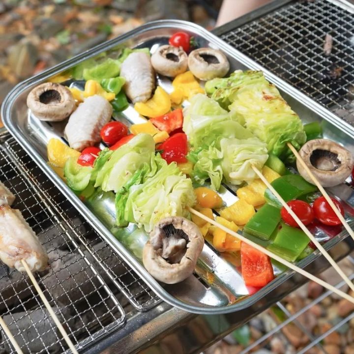Square%20Perforated%20Barbecue%20Plate%20Basket%20Tool%20Stainless%20Steel%20Grill%20Pan%20Tray%20Plate%20Grilling%20Household%20Baking%20Outdoor%20Barbecue%20-%20Image%203