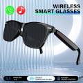 LAXASFIT New Camera Smart Music Women Men Sports Sunglasses Headphones Wireless BT Talk Headset HIFI Audio Bluetooth Glasses. 