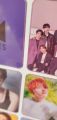 BTS photo sticker sheet. 