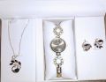 Pack of Watch , Neckles , Earrings , Faster Brand Gift Set For Girls With Box Good Quality Product. 