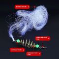 12 Size Fishing Net Trap Mesh Luminous Bead Netting Sea Fish Net Sticky Tackle Design Copper Shoal Cast Gill Feeder Fishing Trap. 