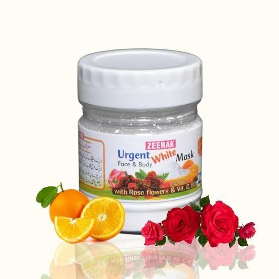 Zeerak Urgent White Mask (Powder) Small
