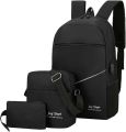 Waterproof Nylon Laptop Backpack With USB Charging Port For College University And Office Travel New Arrival Trendy Fashion Design. 