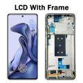 6.67"AMOLED For Xiaomi 11T Pro 2107113SG Lcd Display Digital Touch Screen +Frame Assembly for Mi 11T 21081111RG LCD Replacement. 