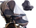 Portable Mini Crib Mosquito Net with Elastic Edge Fine Mesh Washable Bug Net Cover for Stroller And Bassinet.