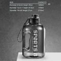 2.7/1.7L Insulated Water Bottles with Straw Gym Traveling Hiking Camping Hot Water Bottle for Men Women Leakproof Fitness Bottle.